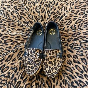 C Wonder haircalf cheetah mocassins